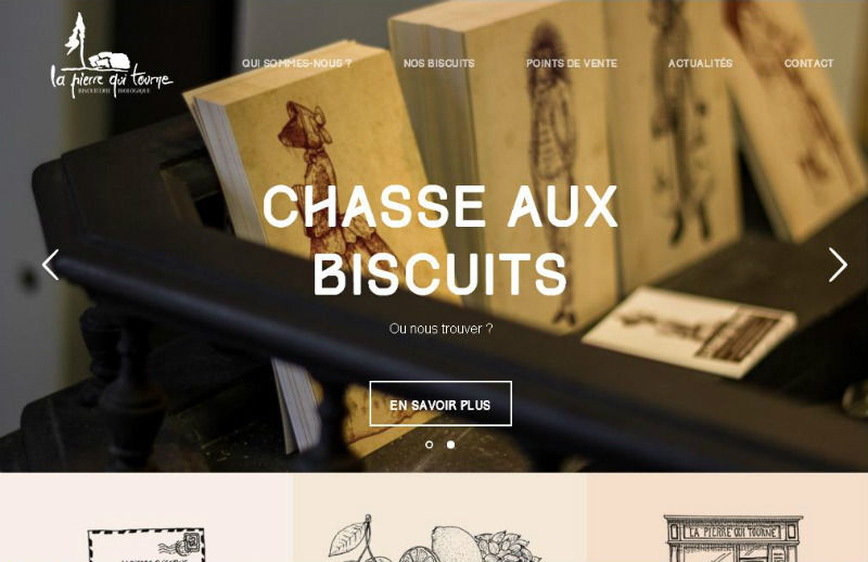 Awesome Examples of WordPress: La Pierre Qui Tourne