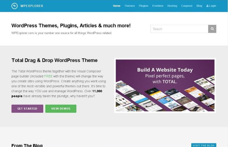 Awesome Examples of WordPress: WPExplorer