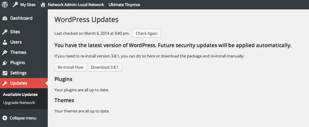 WordPress Security Update