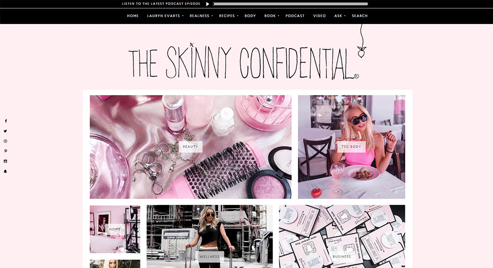 Skinny Confidential Beauty Blog