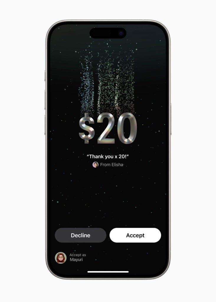 iOS 18 Tap to Cash