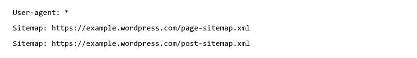 Robots.txt Add Sitemap