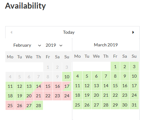 motopress hotel booking availability calendar