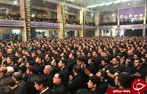 حسینیه ایران غرق در ماتم و اندوه
