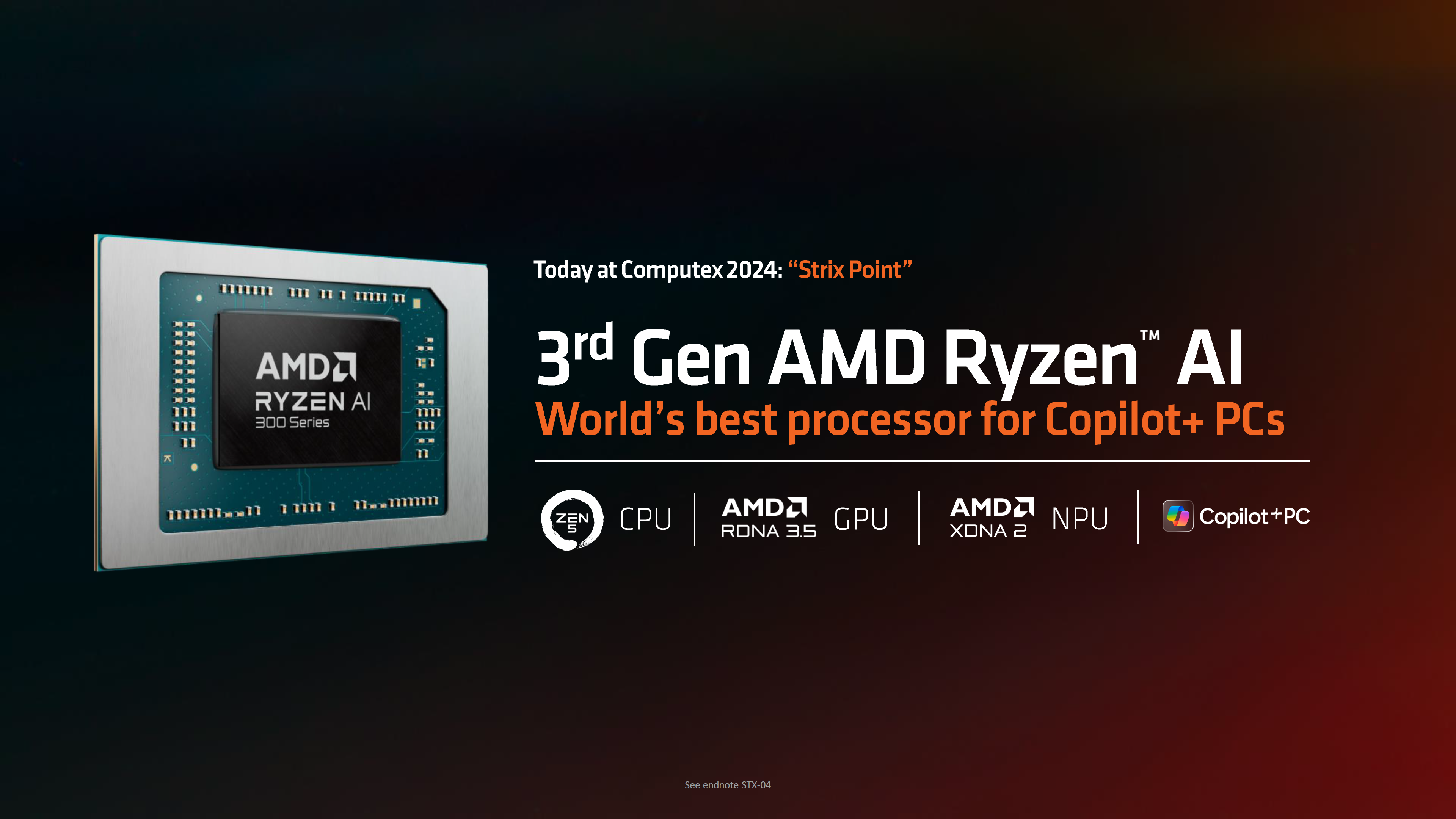 AMD Ryzen AI 300 "Strix" APU-Powered Laptops Launched: Combine Zen 5 CPU, RDNA 3.5 GPU & XDNA 2 NPU Cores, First Die Shot Pictured 2