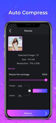 کم کردن حجم عکس با گوشی / پایین آوردن حجم عکس در آیفون