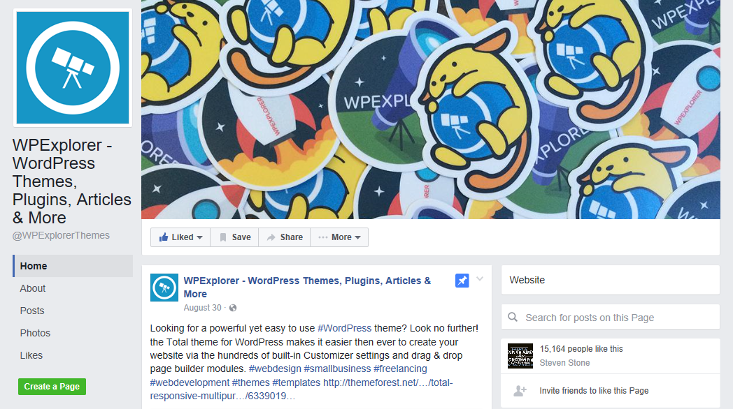 Our Facebook business page (click to view and like!)