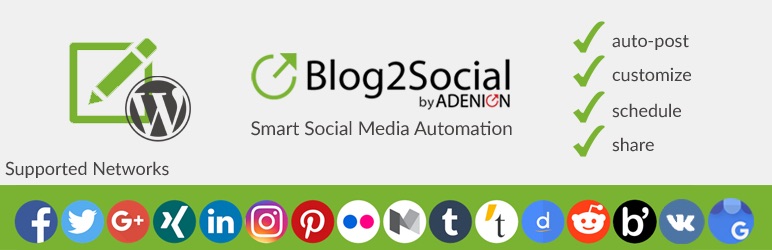 Blog2Social Plugin