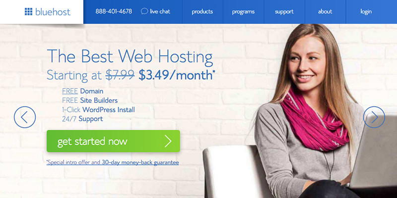 Bluehost .49 Web Hosting