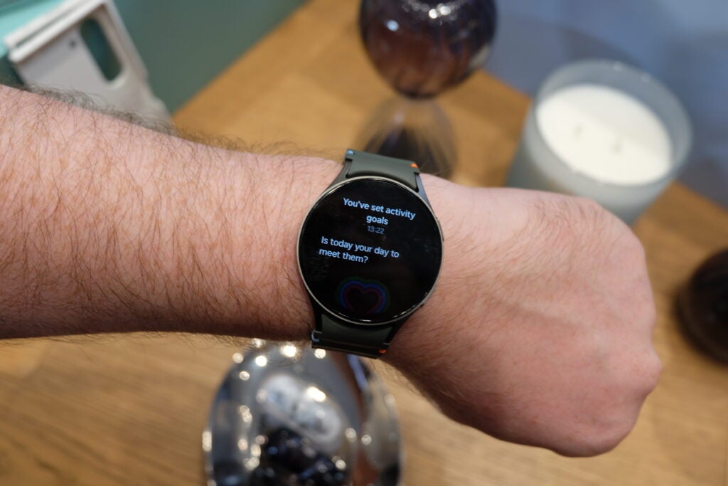 Samsung Galaxy Watch 7 on wrist