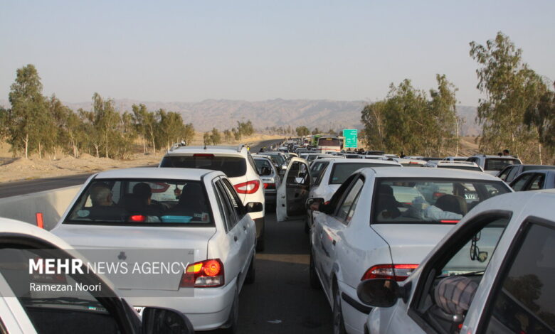 ترافیک سنگین در آزادراه قزوین–کرج و ساوه-تهران