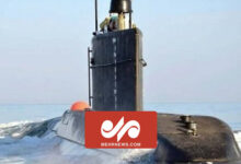 تصاویری از شناسایی و رهگیری زیردریایی آمریکا در تنگه هرمز