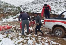 امدادرسانی هلال احمر خراسان شمالی به عشایر گرفتار در برف