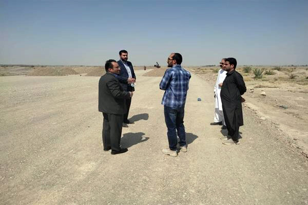 بازدید دادستان ایرانشهر از پروژه راه آهن زاهدان – چابهار