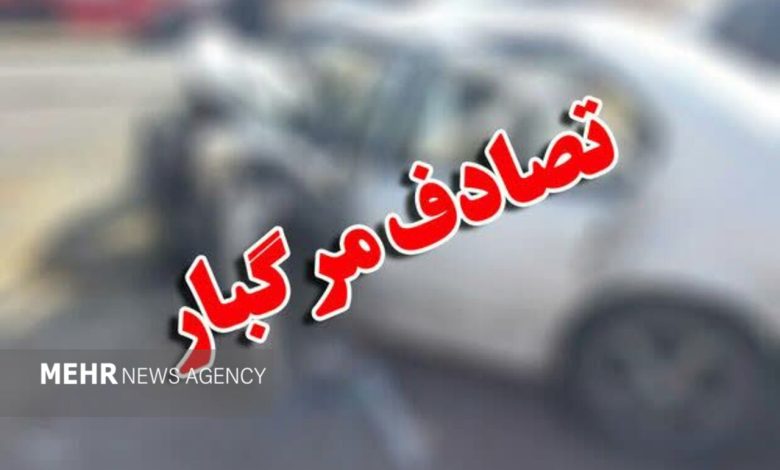 تصادف مرگبار در محور کامیاران به کرمانشاه