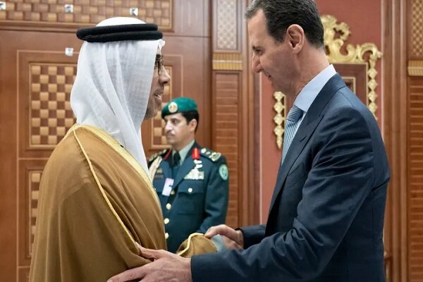 در دیدار بشار اسد و نایب رئیس امارات چه گذشت؟