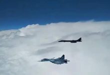 ورود آمریکا به حریم هوایی روسیه/ دو بمب‌افکن «B-۱B» رهگیری شد!