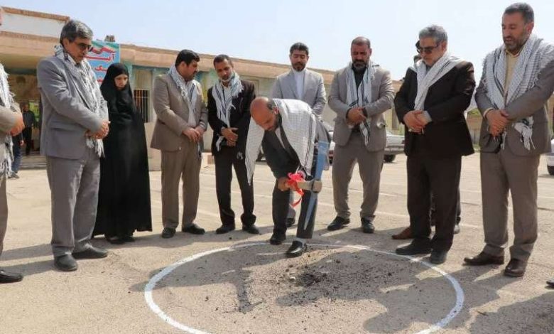 کلنگ ساخت آموزشگاه شهید بهنام محمدی در خرمشهر به زمین زده شد
