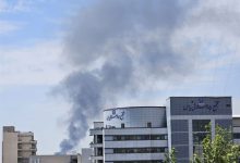 آتش‌سوزی در انبار چسب در محدوده چهارراه گلوبندک/ ممنوعیت تردد در این منطقه