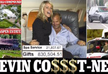 افشای ولخرجی های خانواده کوین کاستنر و نفقه ماهیانه ۲۴۸ هزار دلاری توسط همسرش