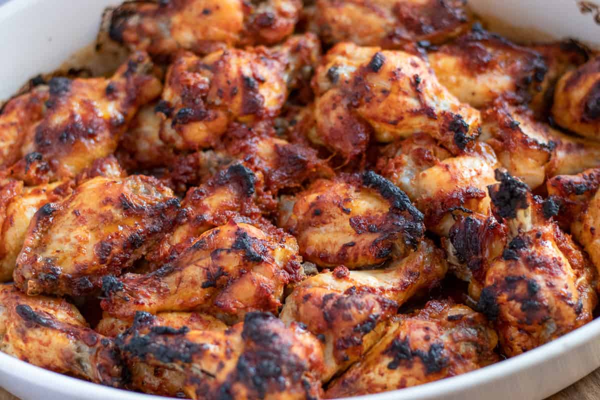 baked spicy chicken wings
