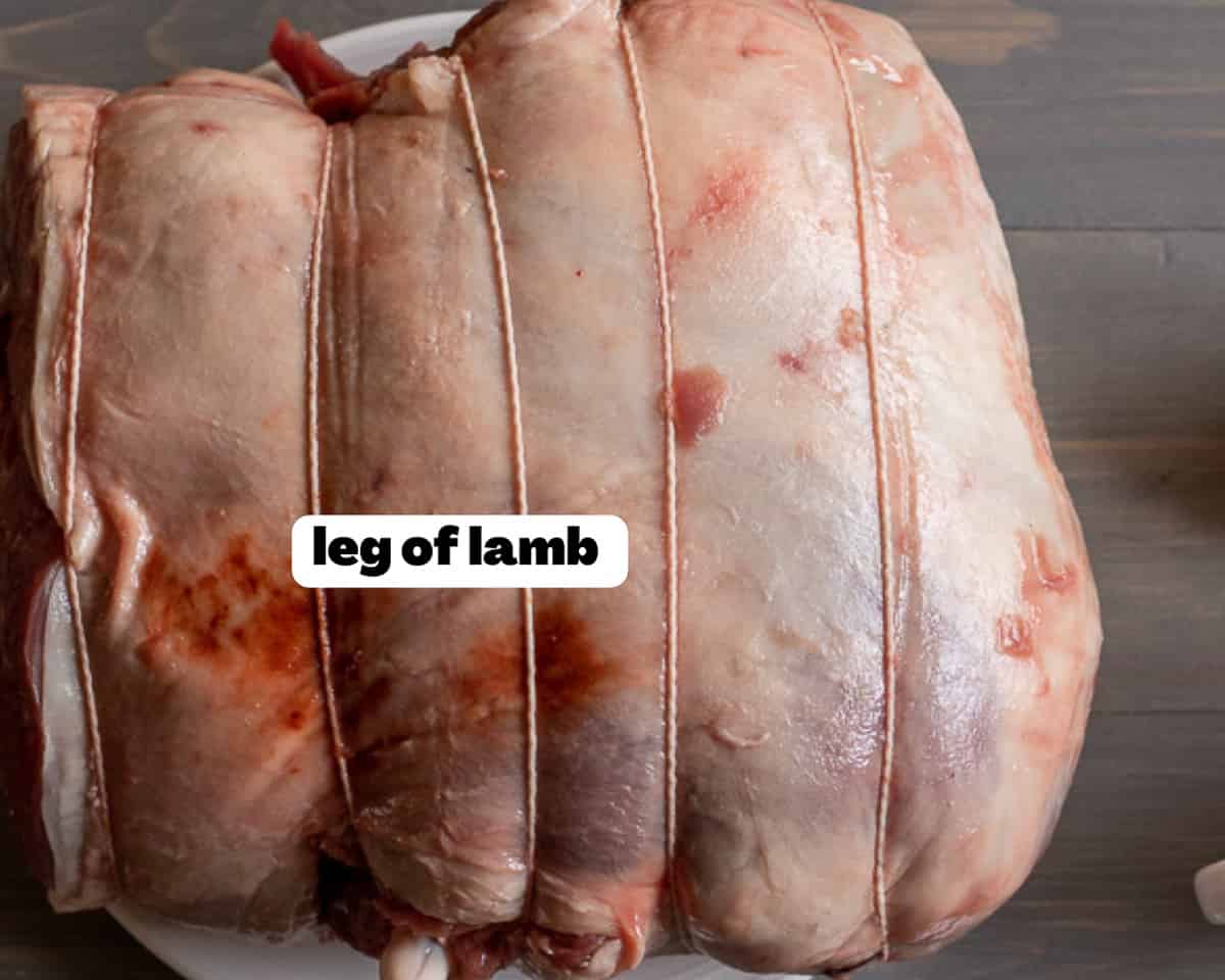 deboned and wrapped leg of lamb