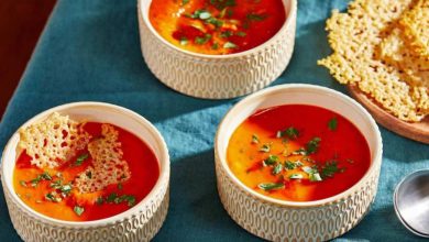 دستور پخت سوپ گوجه فرنگی خوشمزه! این تهیه سوپ رشته گوجه فرنگی را دوست خواهید داشت.