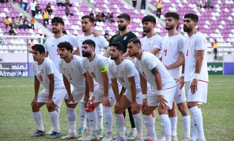ساعت  و محل برگزاری بازی تیم فوتبال امید ایران و عراق مشخص شد