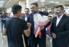 مدال‌آور کشتی بوشهر در مسابقات آسیایی مورد استقبال قرار گرفت