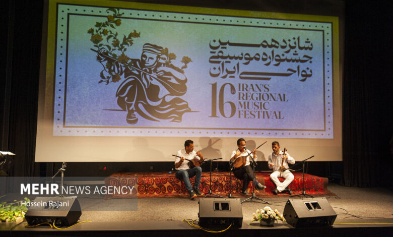 مرحله نخست جشنواره موسیقی نواحی ایران درگنبد به کار خود پایان داد