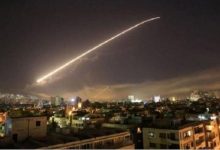 مقابله پدافند هوایی سوریه با حمله رژیم صهیونیستی به حومه دمشق