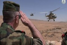 برگزاری رزمایش ارتش سوریه در منطقه بادیه