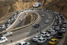 ترافیک در جاده چالوس و آزادراه تهران – شمال سنگین است