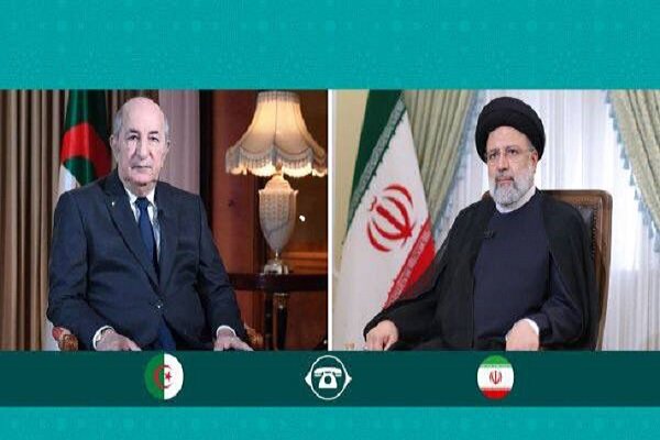 روسای جمهور ایران و الجزایر تلفنی گفتگو کردند