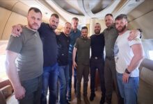زلنسکی: ۵ فرمانده گردان آزوف از ترکیه به اوکراین بازگشتند