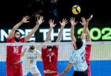 شکست تیم ملی والیبال ایران برابر آرژانتین/مقاومت باتیم نصف و نیمه