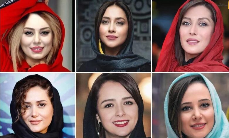 عشق به سبک بازیگران زیبای ایرانی با مدل موهای جذاب.