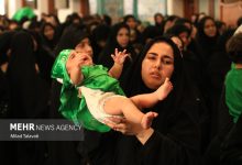 همایش شیرخوارگان حسینی در امامزاده نرمی دولت آباد