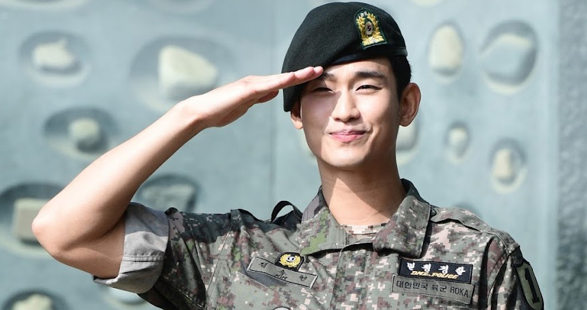 ثبت نام کیم سو هیون در ارتش