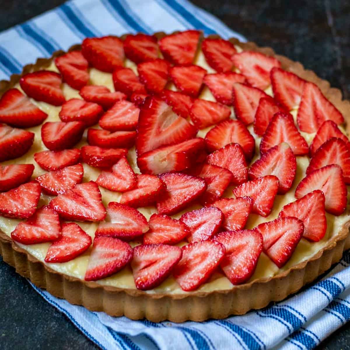 French strawberry tart