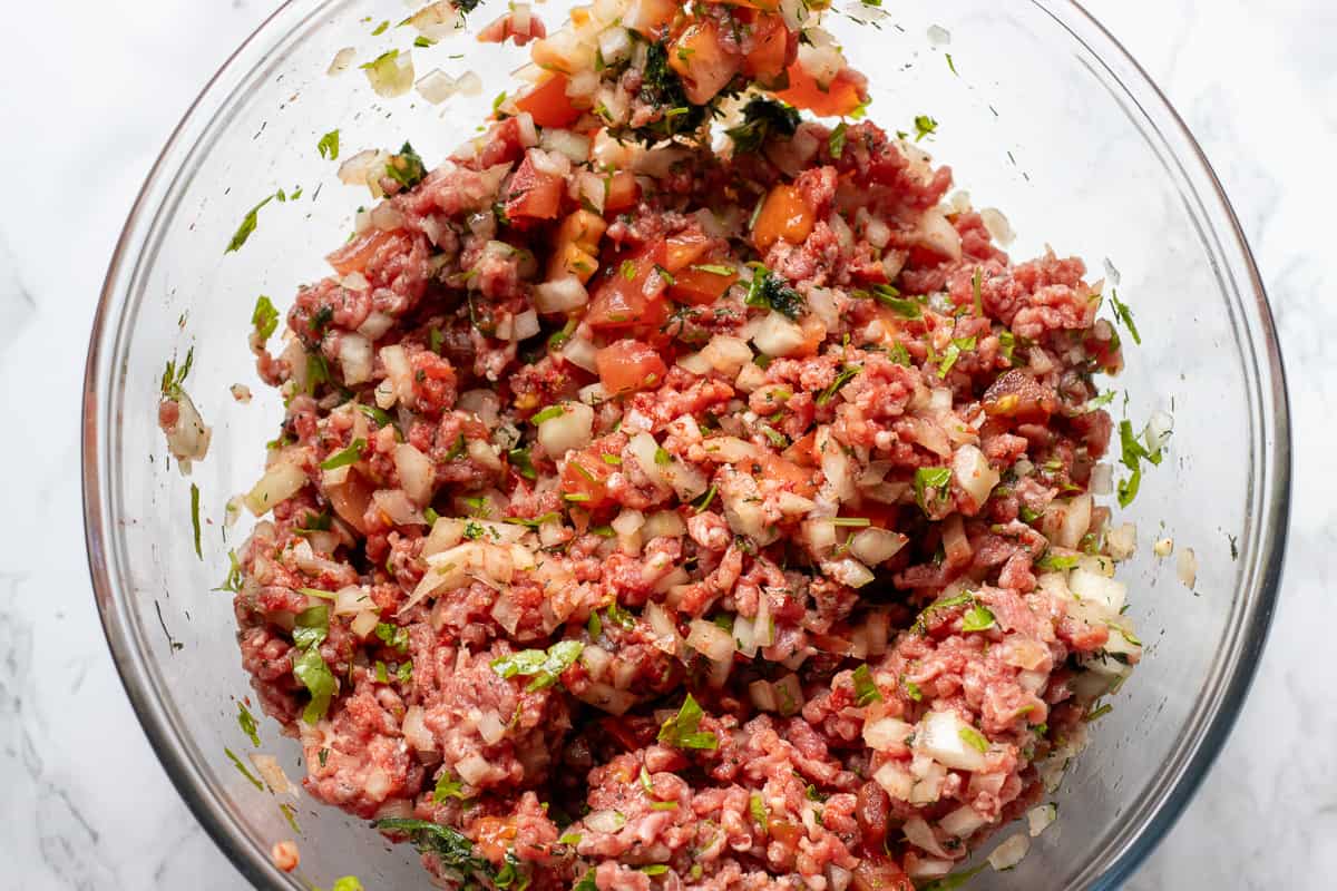 meat filling for zucchini boats