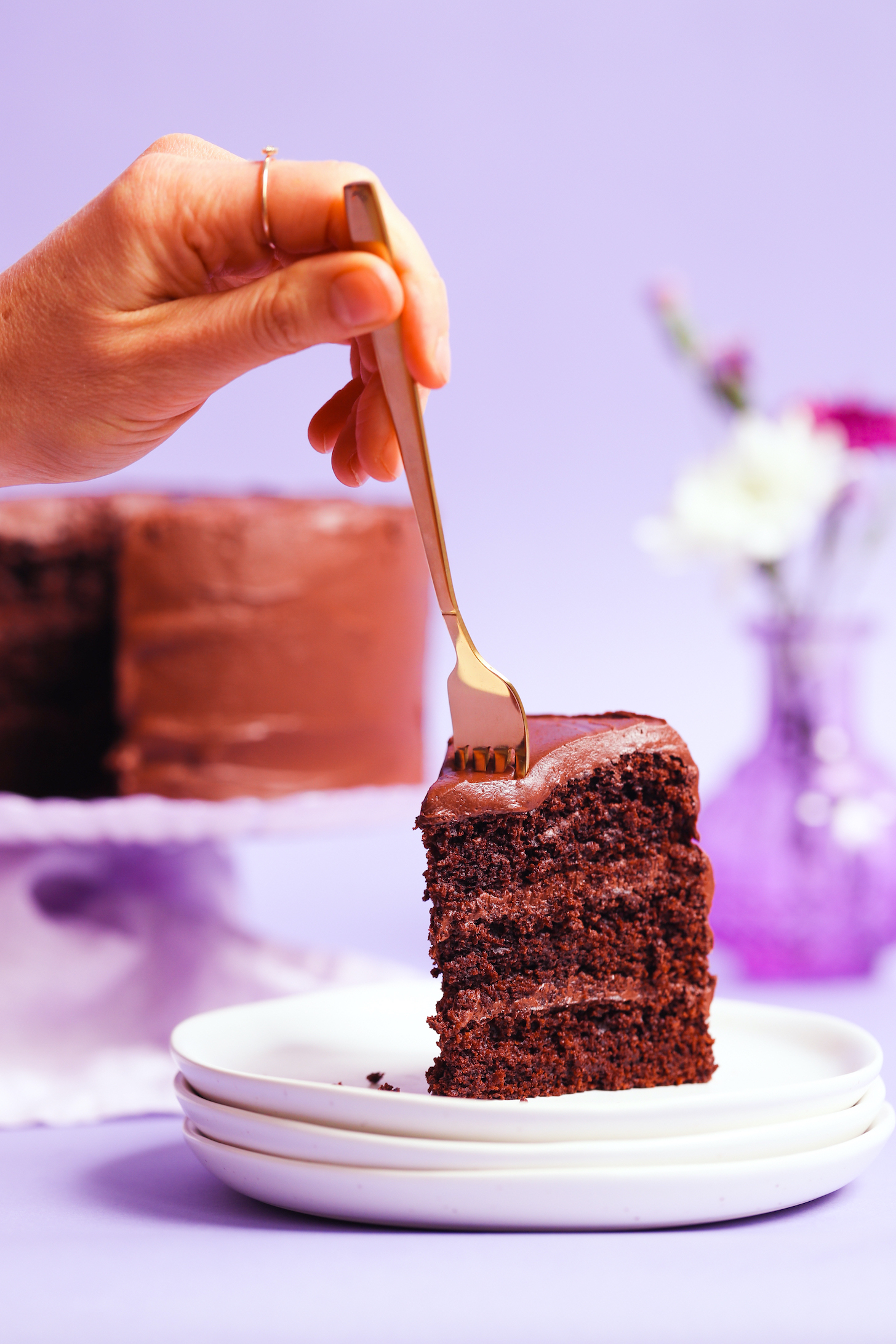 بهترین کیک شکلاتی بدون گلوتن (وگان، 1 کاسه!)