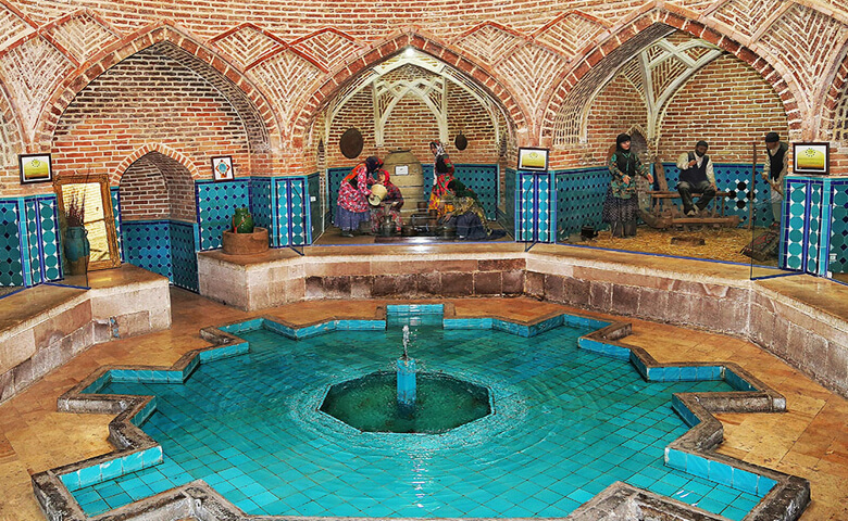 حمام قجر جاهای دیدنی قزوین ( 20 جاذبه گردشگری )