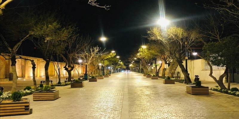 بلوار چمران شیراز زیباترین جاهای دیدنی شیراز در شب