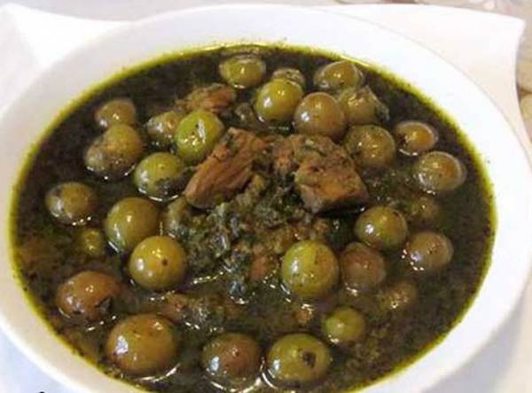 تهیه خورش آلوچه بومی غذاهای محلی استان کرمان
