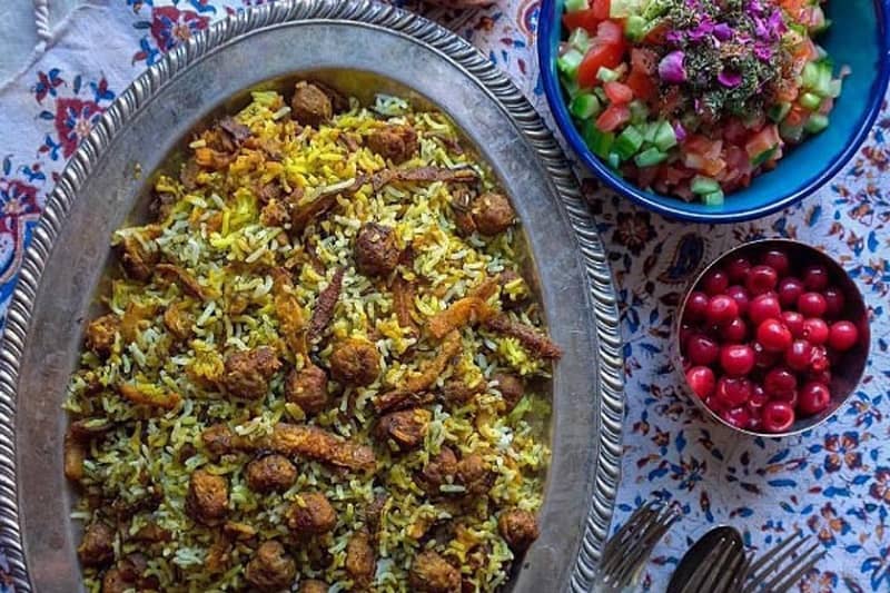 کلم پلوی شیرازی2 کلم پلوی شیرازی