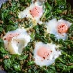 spinach and eggs