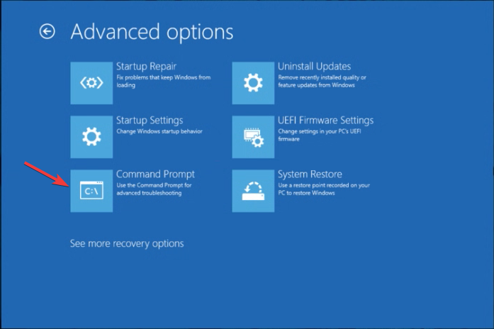 Command Prompt Advanced Options - EMPTY_THREAD_REAPER_LIST on Windows 11