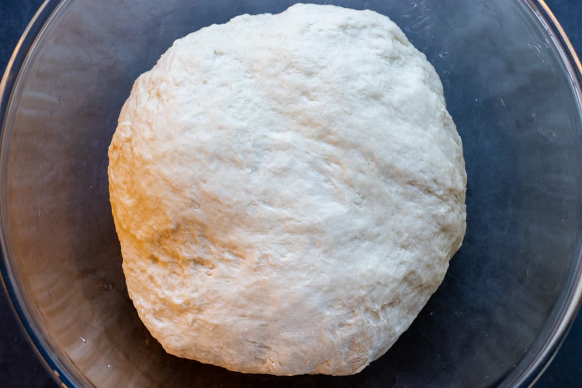 simit dough before the rising process