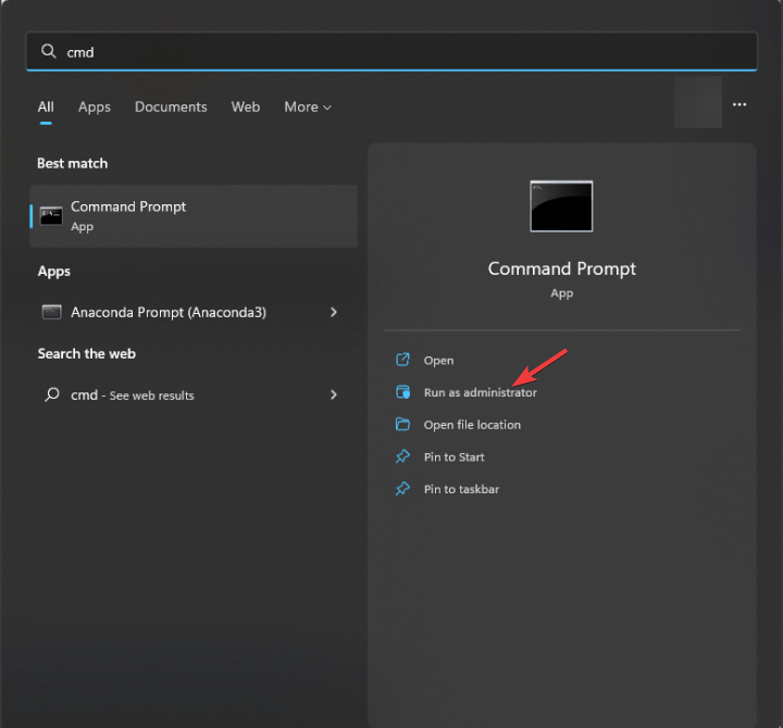 CMD elevated - How to Reset Only C Drive on Windows 11